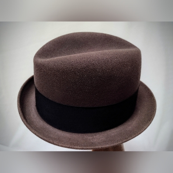 Pristine Vintage Adam Harvard '40 Fedora Fur Felt Hat Premier Quality 5th Ave NY - Picture 8 of 16